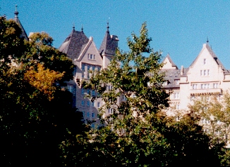 picture of macdonald hotel taken from a sea do ride on the saskatchewan river (c) albert d. kallal